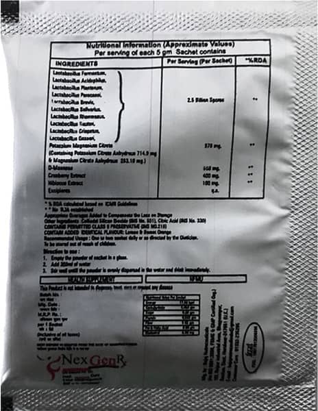 Kranmac Sugar Free Sachet Of 5gm Oral Powder