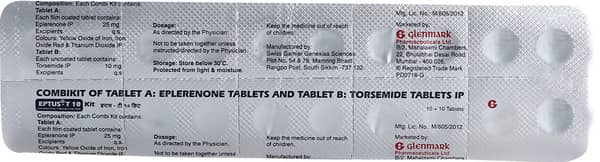Eptus T 10mg Kit Strip Of 20 Combikit Tablets
