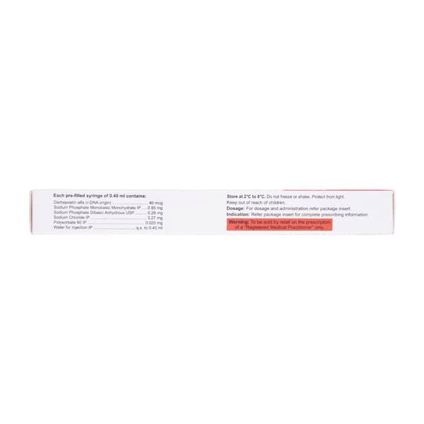Darba 40Mcg Pre Filled Syringe Of 0.4Ml Injection