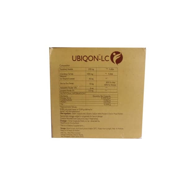 Ubiqon Lc Strip Of 10 Capsules