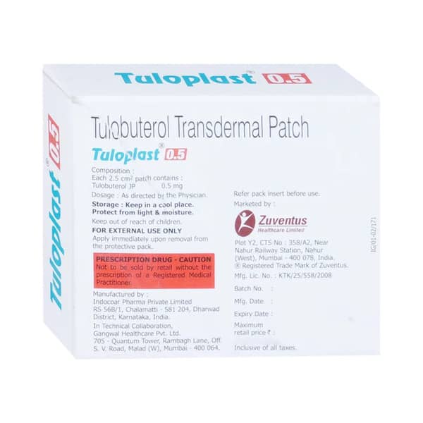 Tuloplast 0.5mg Transdermal Patch 1'S