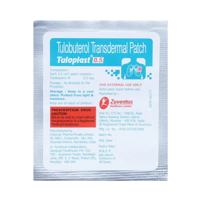 Tuloplast 0.5mg Transdermal Patch 1'S