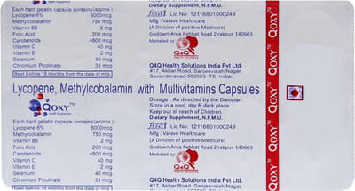 Qoxy Strip Of 10 Capsules