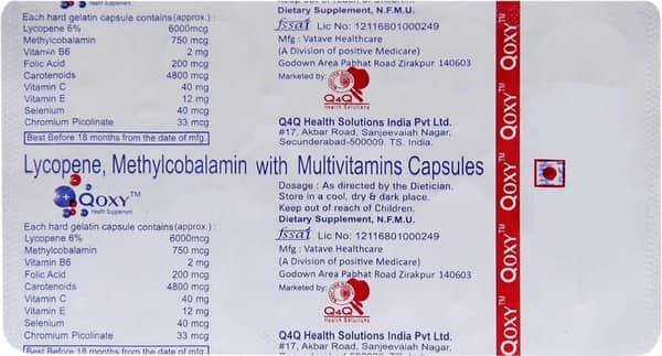 Qoxy Strip Of 10 Capsules