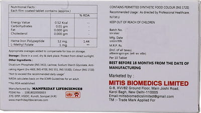 Mitiheme Strip Of 10 Tablets