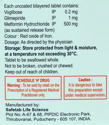 Vogloyd 3d 1.2mg Strip Of 15 Tablets