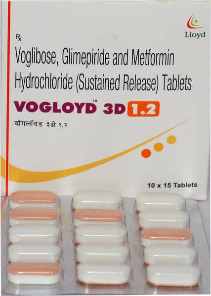 Vogloyd 3d 1.2mg Strip Of 15 Tablets