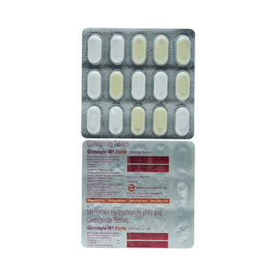 Gliminyle M 1mg Forte Strip Of 10 Tablets