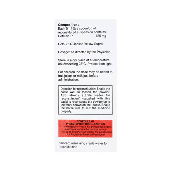 Cefrine 125Mg Bottle Of 30Ml Suspension
