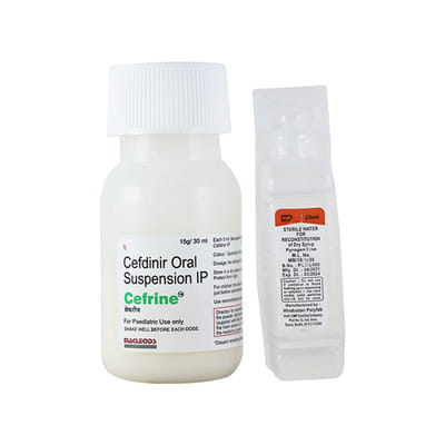 Cefrine 125mg Bottle Of 30ml Suspension