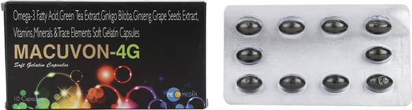 Macuvon 4g Strip Of 10 Capsules