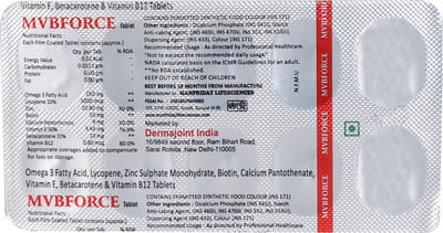 Mvbforce Strip Of 10 Tablets