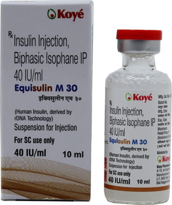 Equisulin M 30 40iu Vial Of 10ml Suspension For Injection