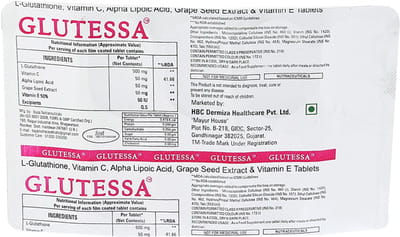 Glutessa Strip Of 10 Tablets