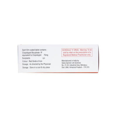 Carpigrel 75mg Strip Of 14 Tablets