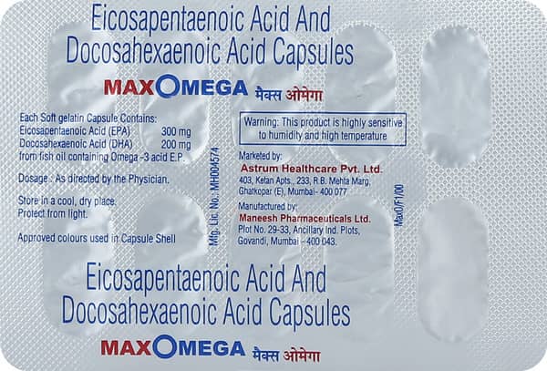 Maxomega Strip Of 10 Capsules