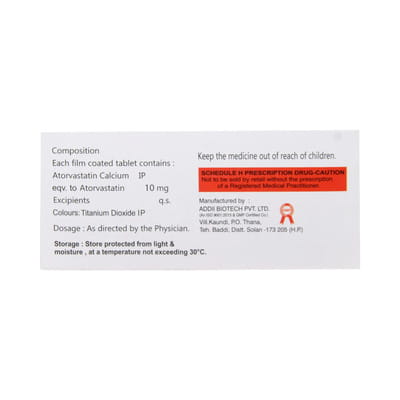 Lipisafe 10mg Strip Of 10 Tablets