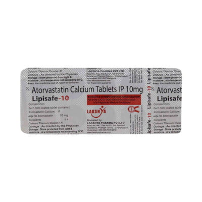 Lipisafe 10mg Strip Of 10 Tablets