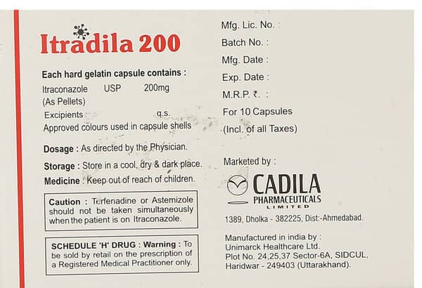 Itradila 200 Capsule