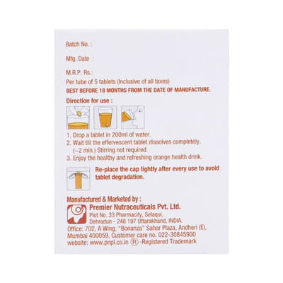 Prorac C 1000mg Sugar Free Bottle Of 20 Effervescent Tablets