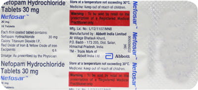 Nefosar 30mg Strip Of 10 Tablets