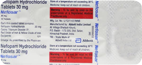 Nefosar 30mg Strip Of 10 Tablets