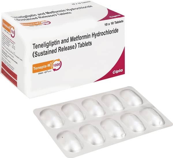 Tenepla M 1000Mg Strip Of 10 Tablets