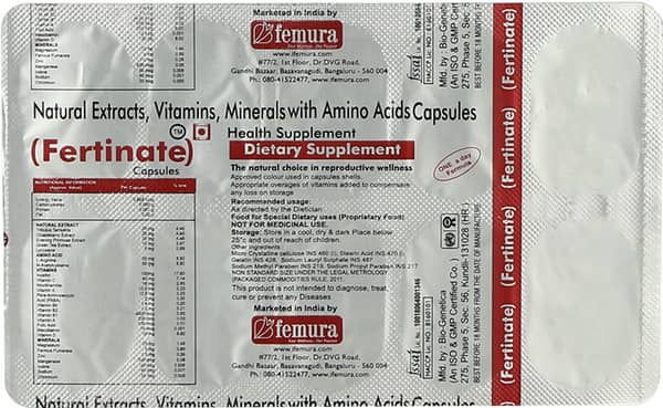 Fertinate Strip Of 10 Capsules