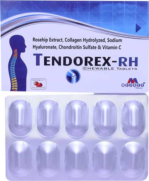 Tendorex Rh Strip Of 10 Chewable Tablets