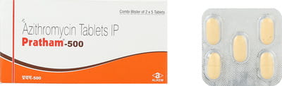 Pratham 500mg Strip Of 5 Tablets