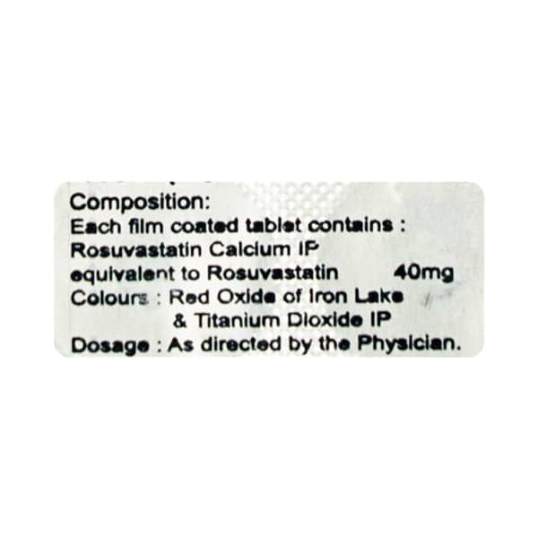 Cardirose 40mg Strip Of 10 Tablets