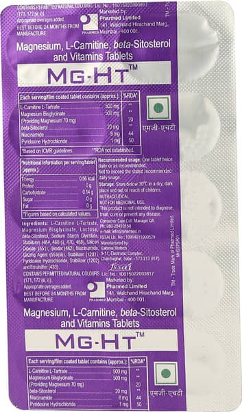 Mg Ht Strip Of 10 Tablets