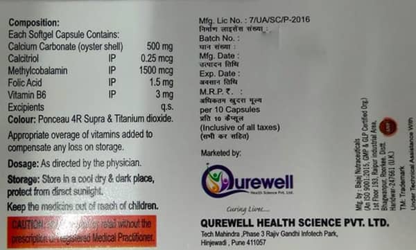 Calbona Strip Of 10 Capsules