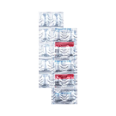 Ritecef O 200mg Dt Strip Of 10 Tablets