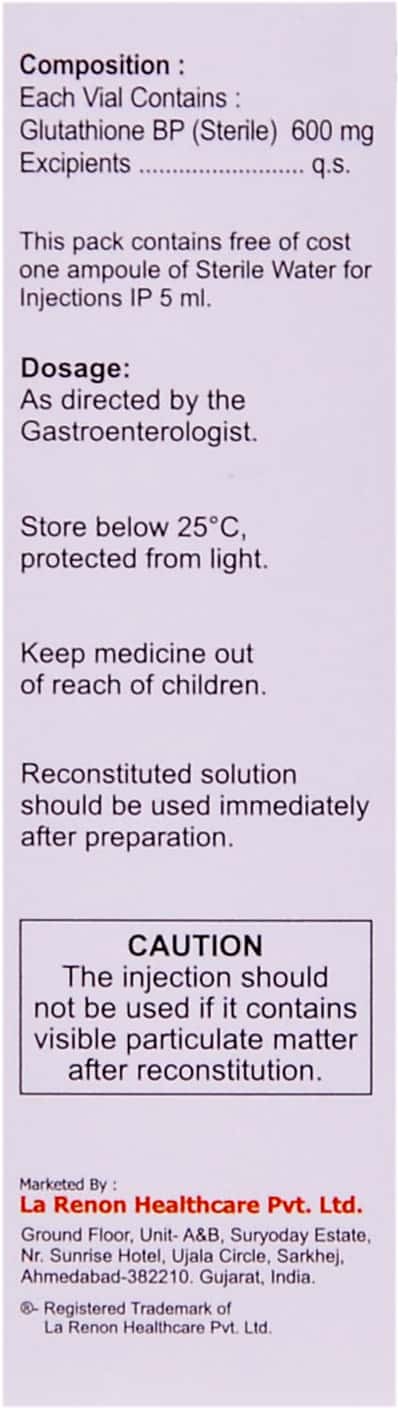 glutathione injection ingredients Glutathione Complex main image 0