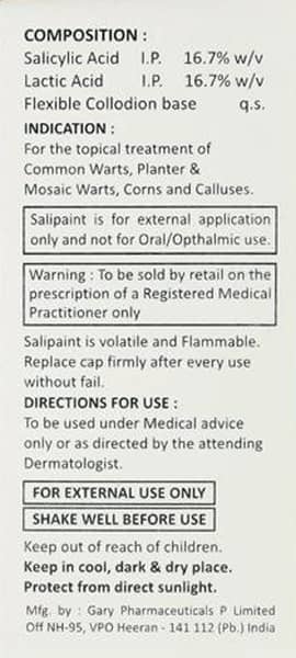 Salipaint Bottle Of 15ml Lotion