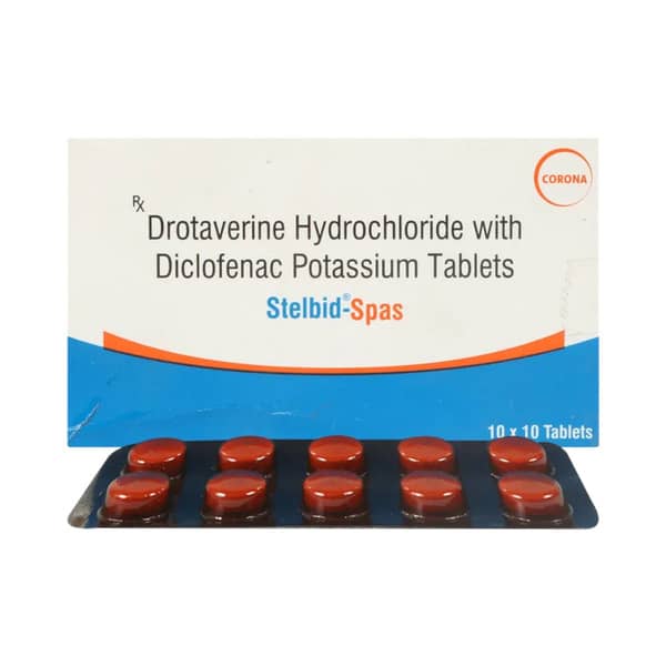 Stelbid Spas Strip Of 10 Tablets