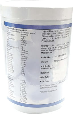 Oxyrac Pro Vanilla Flavour Sugar Free Bottle Of 500gm Oral Powder