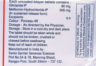 Metazide 80mg Strip Of 10 Tablets