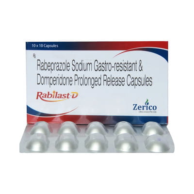 Rabilast D Strip Of 10 Capsules