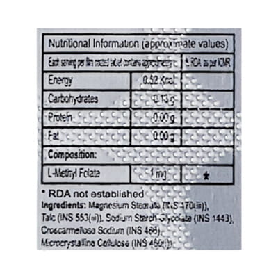 Fol B 1mg Strip Of 10 Tablets