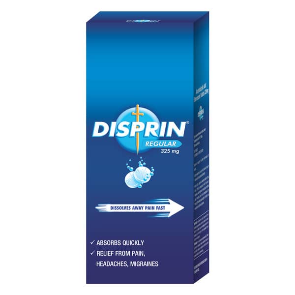 Disprin Regular 325Mg Strip Of 10 Effervescent Tablets