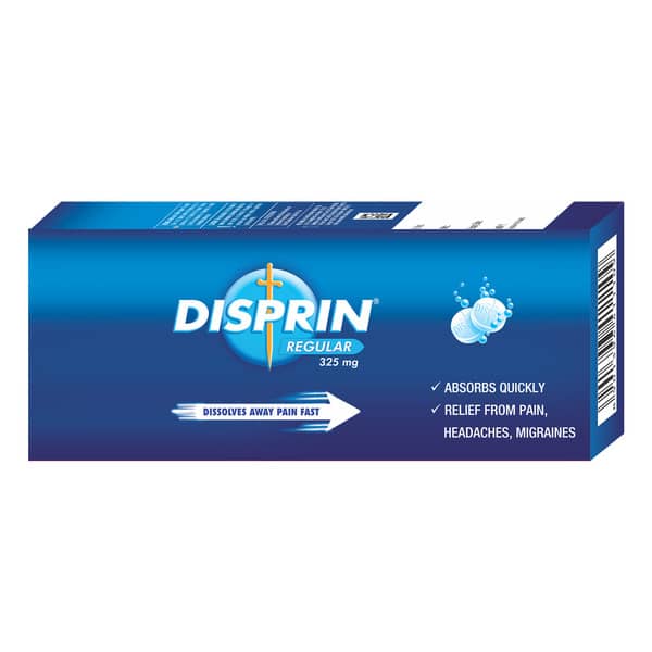 Disprin Regular 325Mg Strip Of 10 Effervescent Tablets