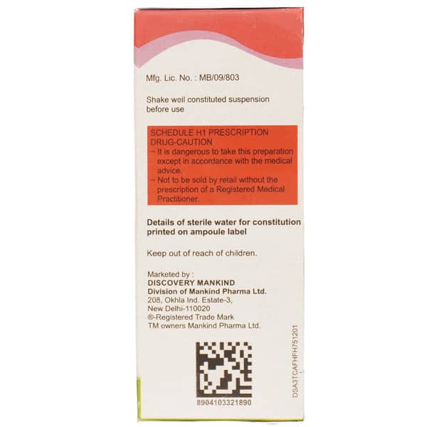 Mahacef 100Mg Bottle Of 30Ml Dry Syrup