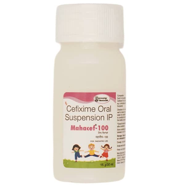 Mahacef 100Mg Bottle Of 30Ml Dry Syrup