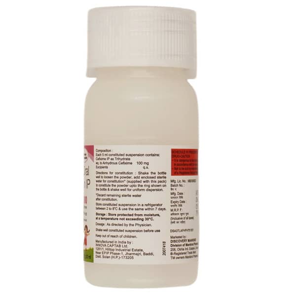 Mahacef 100Mg Bottle Of 30Ml Dry Syrup