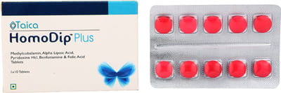 Homodip Plus Strip Of 10 Tablets