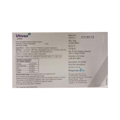 Utivax Strip Of 10 Capsules