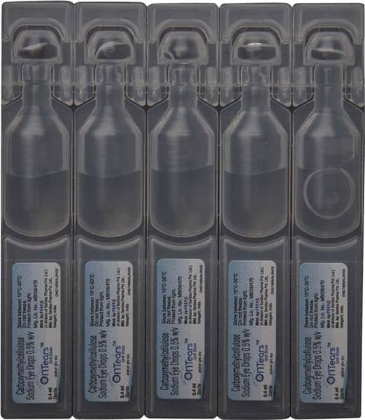 Ontears Unit Dose 0.5% Bottle Of 0.4ml Eye Drops (Pack Of 15)