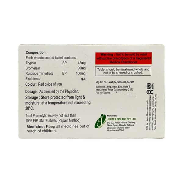 Wozyme Forte Strip Of 10 Tablets